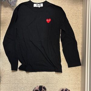 Woman’s comme des Garçons heart t shirt